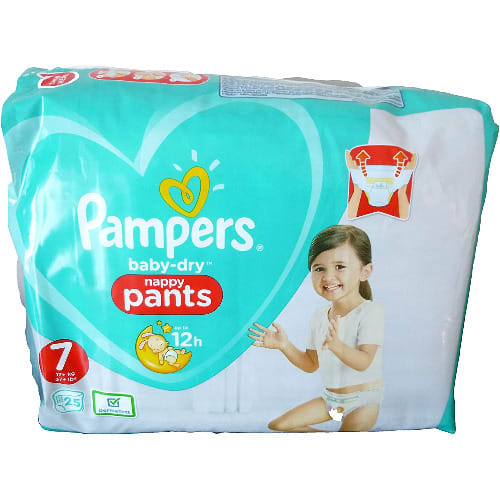 Pampers Baby dry Nappy Pants Size 7 25 Counts Konga Online