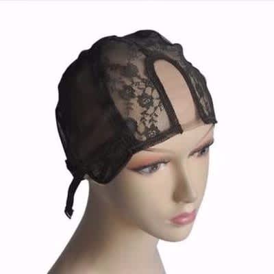 Wig cap with closure clearance