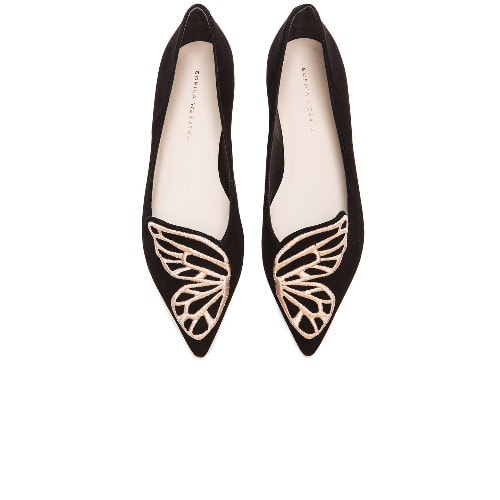 Women s Butterfly Flats Shoe Black Konga Online Shopping