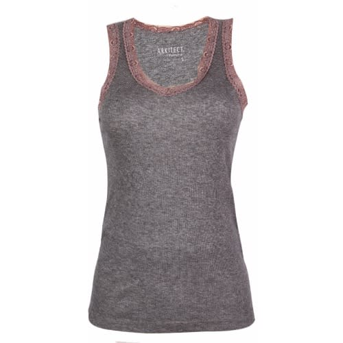 lace trim cami tank top
