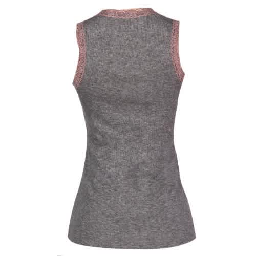 gray lace camisole