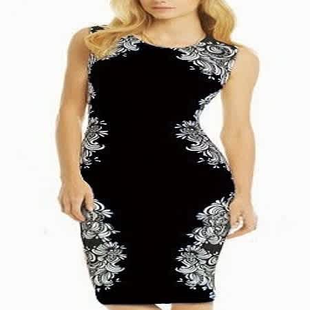 women's stretch bodycon dress