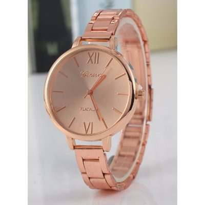 Geneva Women S Round Chain Wristwatch Set Of 3 Konga Online Shopping