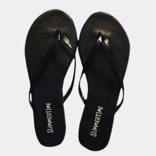 Women's Summertime Slippers - Black 