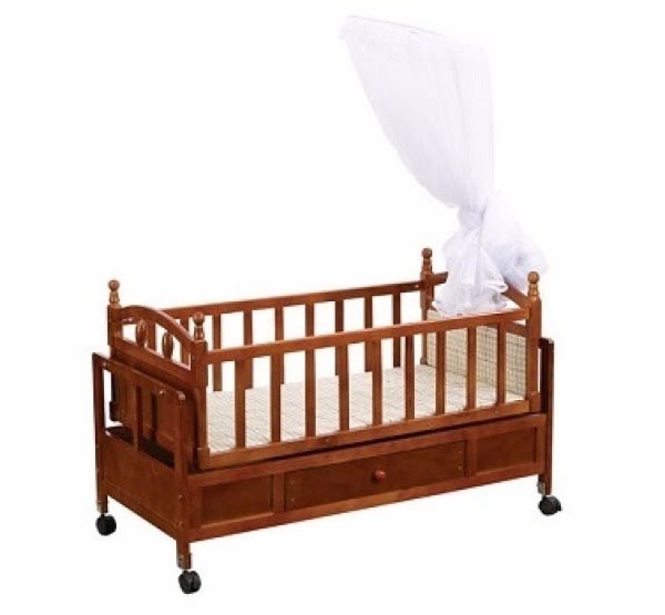 Wooden Baby Swing Cot