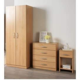 Wooden Bedroom Wardrobe Storage Set Konga Online Shopping