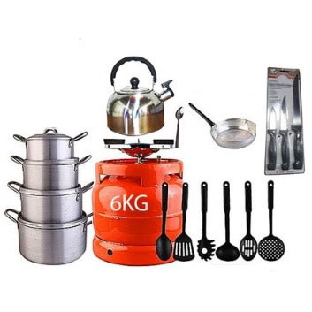 Economy Kitchen Bundle ((6kg Gas Cylinder + Kitchen Bundle).