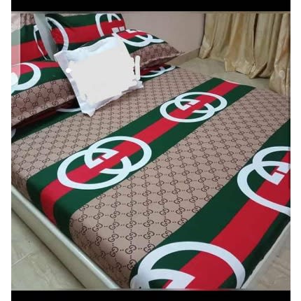 Complete Bedding Set - Duvet, Bedspread With Pillowcases - Gucci Inspired