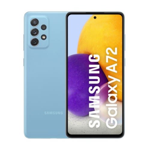 Galaxy A72 - 6.7" - 128GB ROM - 8GB RAM - 4G LTE - Dual Sim - 5000mAh - Awesome Blue.