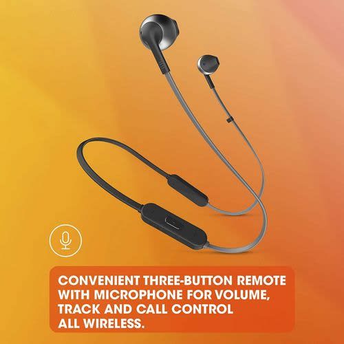 JBL Tune 205bt Bluetooth Wireless Headphones With Mic And Volume ...