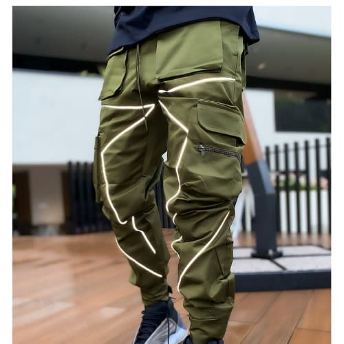 Men s Gym Jogging Cargo Pants Green Konga Online Shopping