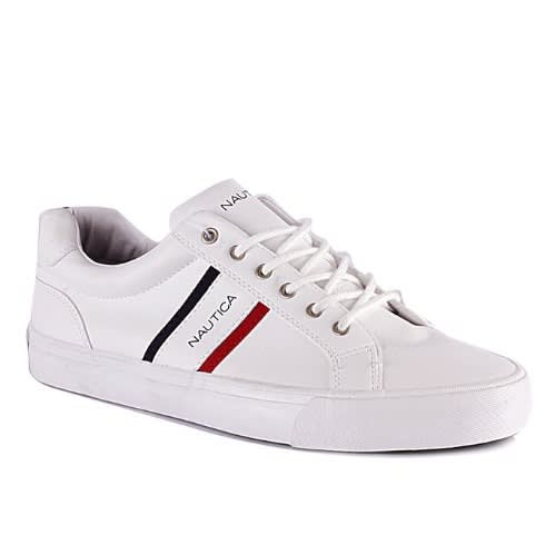 Nautica white sneakers clearance