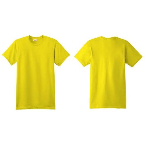 Yellow Round Neck Polo Tshirt | Konga 