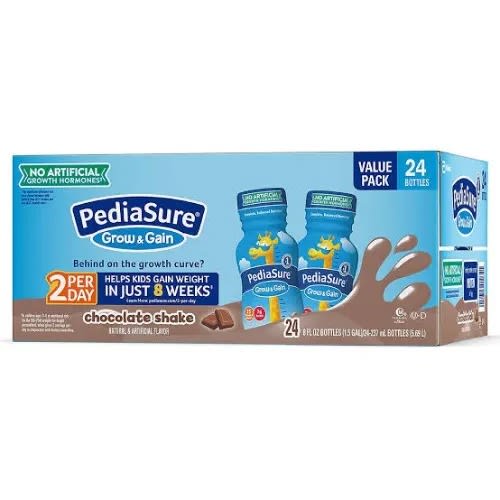 8 pack Pediasure Chocolate 237ml