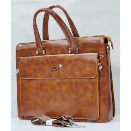 Mont Blanc Pure Leather Laptop Bag Konga Online Shopping