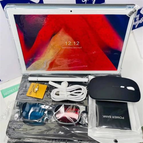 Discover Note 17 Plus 5G Tablet with Keyboard - 10.1" - 512GB ROM - 8GB RAM - 6000mAh - Green.