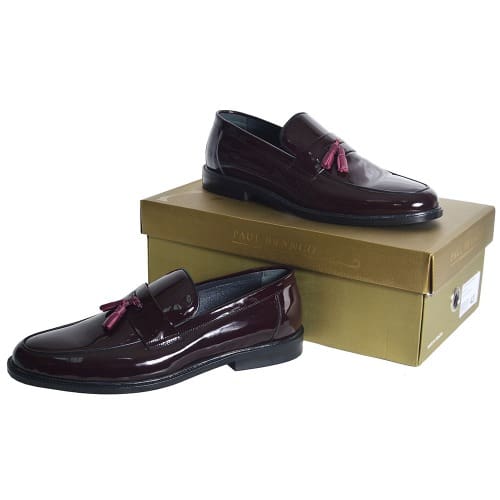wine colour formal shoes