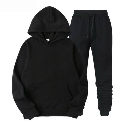 Fashion House Men s Black Hoodie And Joggers Konga Online Shopping