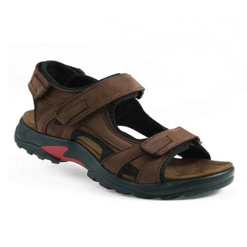 Genuine Leather Rugged Treckers Sandals - Brown | Konga Online Shopping