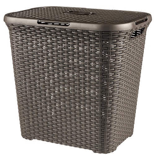 Curver Style 60 L Plastic Laundry Hamper Brown Konga Online Shopping