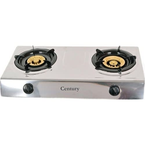 Century Double Burner Table Gas Stove 
