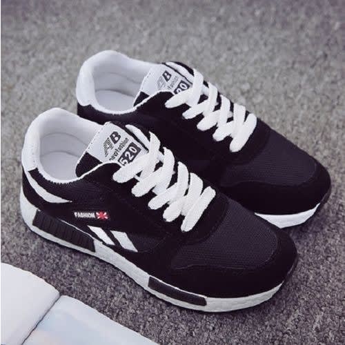 black sneakers female