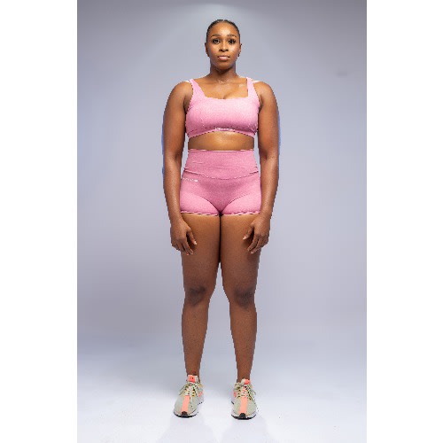 Zuri Female Fitness Wear Set - Pink
