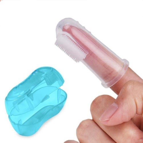 Baby Soft Silicone Finger Toothbrush With Case Konga Online Shopping