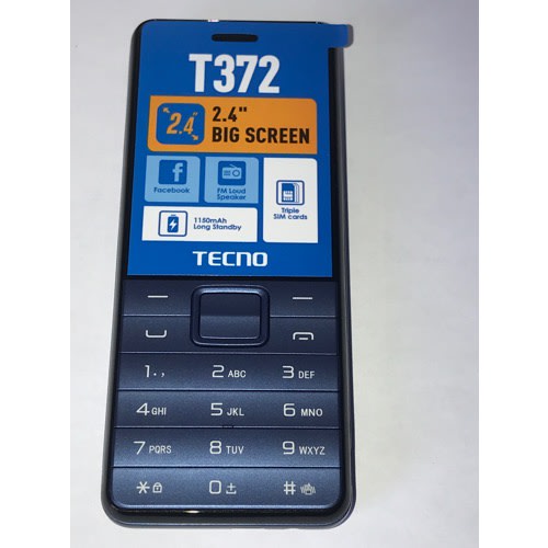 Tecno T372 Triple Sim Card - 2.4 - 1150mAh - Deep Blue | Konga Online  Shopping