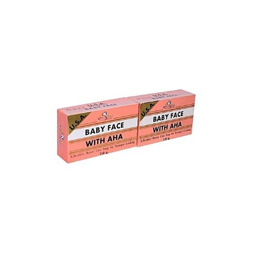 soap on baby face