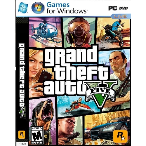 Grand Theft Auto V GTA 5 + Unlimited Money Trainer PC Game DVD Disks ...