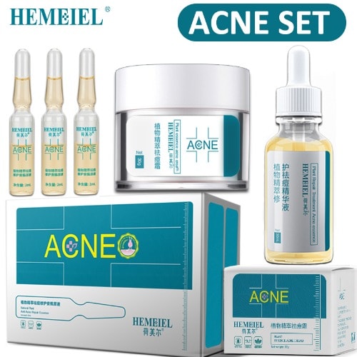 Total Acne Treatment Set Anti Acne Face Cream Pimples Scar Removal Whitening Skin Set Konga Online Shopping