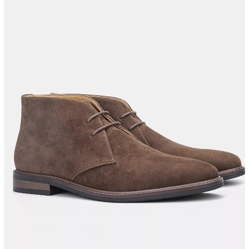 Genuine leather chukka boots store