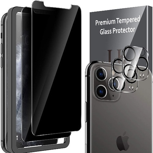 Iphone 11 Pro Max Privacy Screen With 2 Pieces Camera Lens Protector Konga Online Shopping