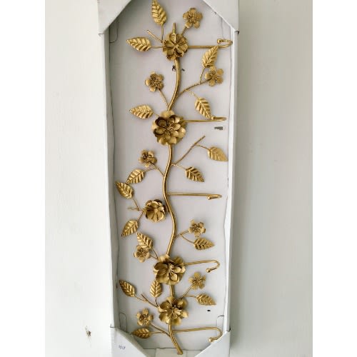 Golden Flower Wall Hanging Decor Metal Art Wall Sculpture Konga Online Shopping