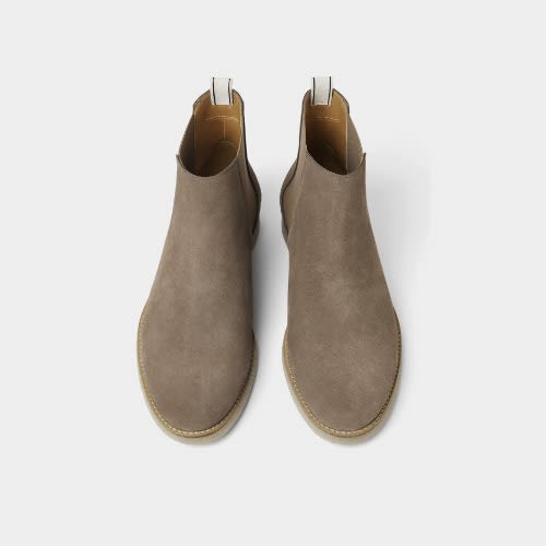 Zara Brown Leather Sporty Ankle Boots 