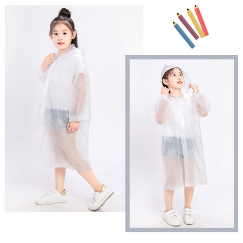 Eva Children Raincoat - White Color - 1 Pc | Konga Online Shopping