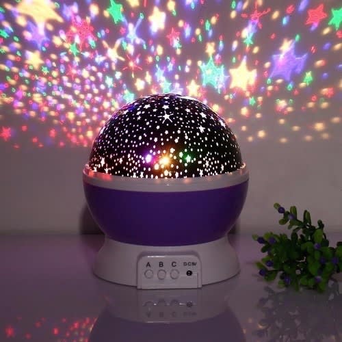 Children's rotating hot sale lamp