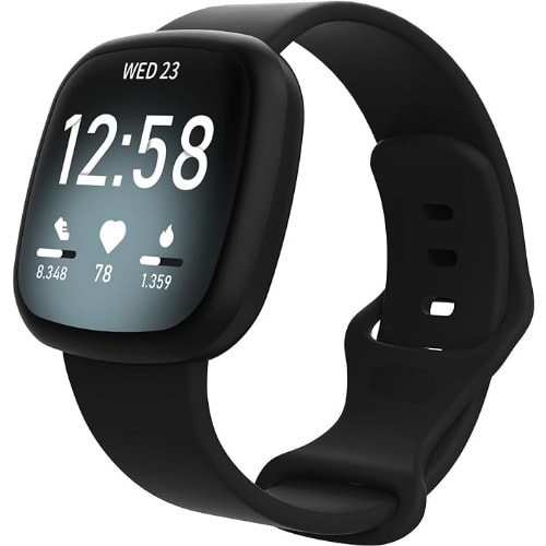 Band For Fitbit Versa 3 / Sense Strap Small - Black | Konga Online Shopping