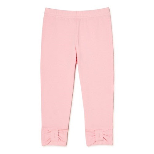 Garanimals 365 Kids Girls Bow Plain Leggings Light Pink Konga