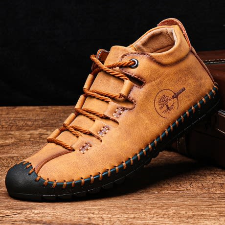 leather canvas shoes mens