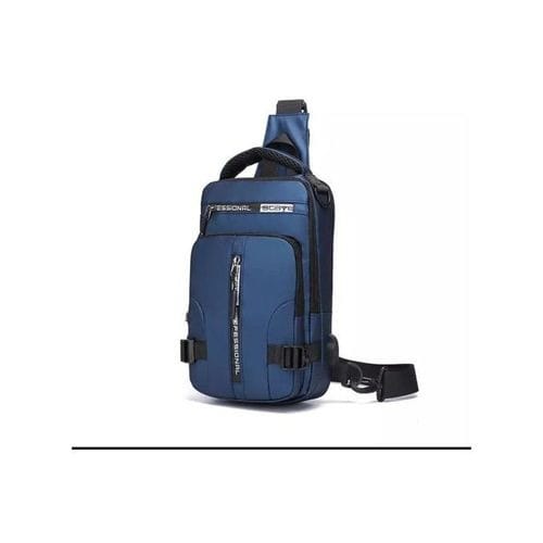 Crossbody Anti-theft Waterproof Shoulder Bag - Blue | Konga Online Shopping