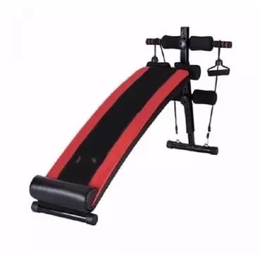 De Young Semi Commercial Sit Up Bench With Rope Dumbbell Head