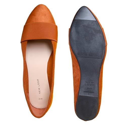 Womens flat shop suede shoes