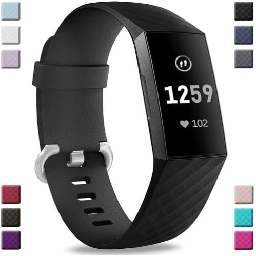 Fintie Nylon-Armband Für Fitbit Charge 3 – Weich, Atmungsaktiv, Olivgrün