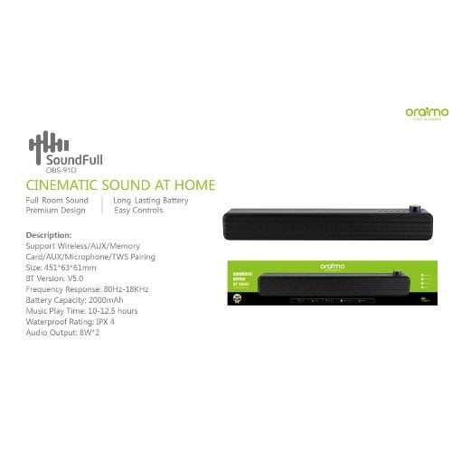 oraimo bluetooth speaker