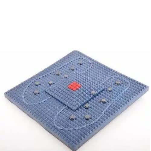 Pyramid Shape Energy Mat With Acupressure Magnet Feet Massage Tool