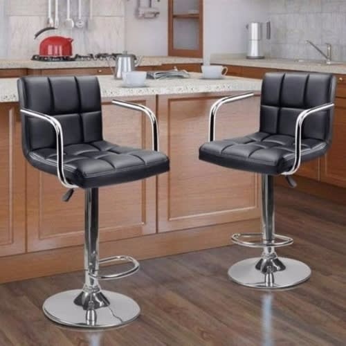 Swivel Adjustable Bar Stool Set Of 2 Konga Online Shopping