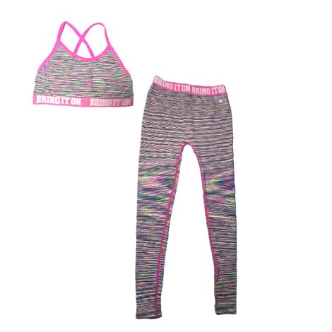 girls sports leggings and crop top