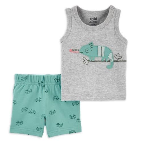 Carter'S Child Of Mine Baby Boys Sleeveless Top & Shorts 2Pcs Set –  Chameleon | Konga Online Shopping